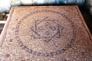 Seal of Melchizedek mosaic from a Christian church at Khirbet near Jerusalem