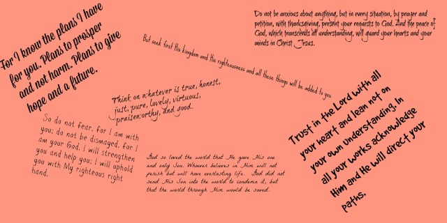 My memory verses
