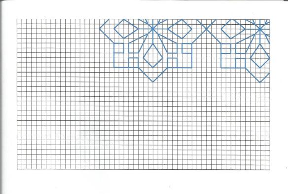 Blue snow bottom left