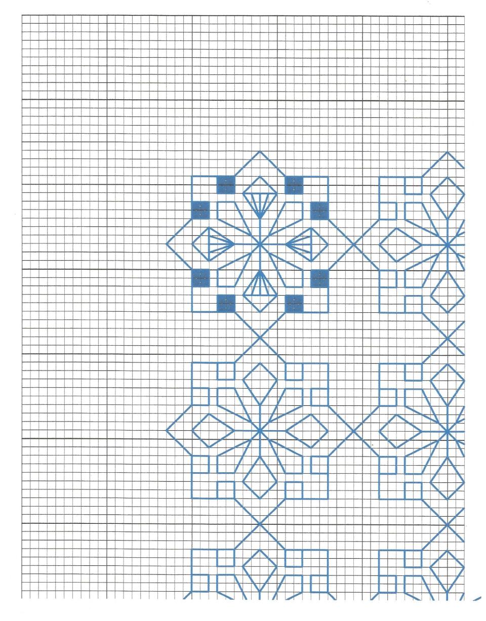Blue snow top left