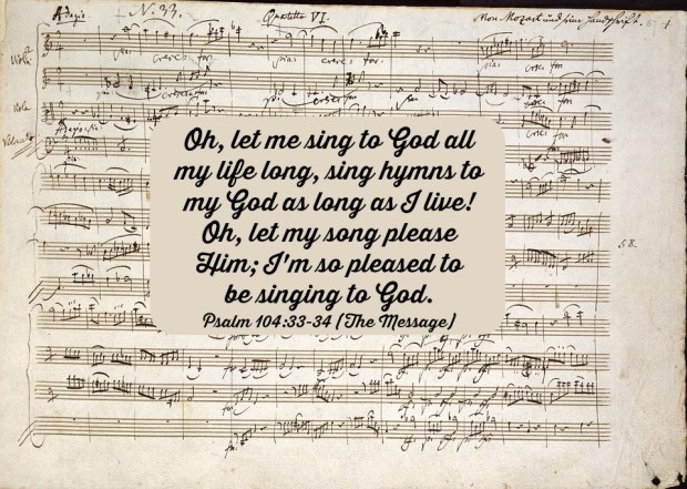 Let me sing to God all my life long