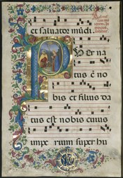 lossy-page1-176px-Attavante_degli_Attavanti_-_Leaf_from_a_Gradual-_Initial_P_with_the_Nativity_-_2003.173_-_Cleveland_Museum_of_Art.tif
